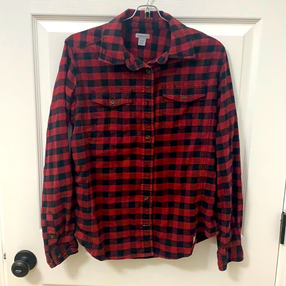 Carhartt thick flannel - perfect for fall!!
